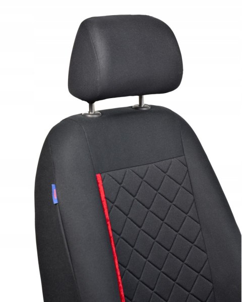 Pokrowce na fotele samochodowe FIAT TIPO 2016 - 2021 ZAKSZWALNIA
